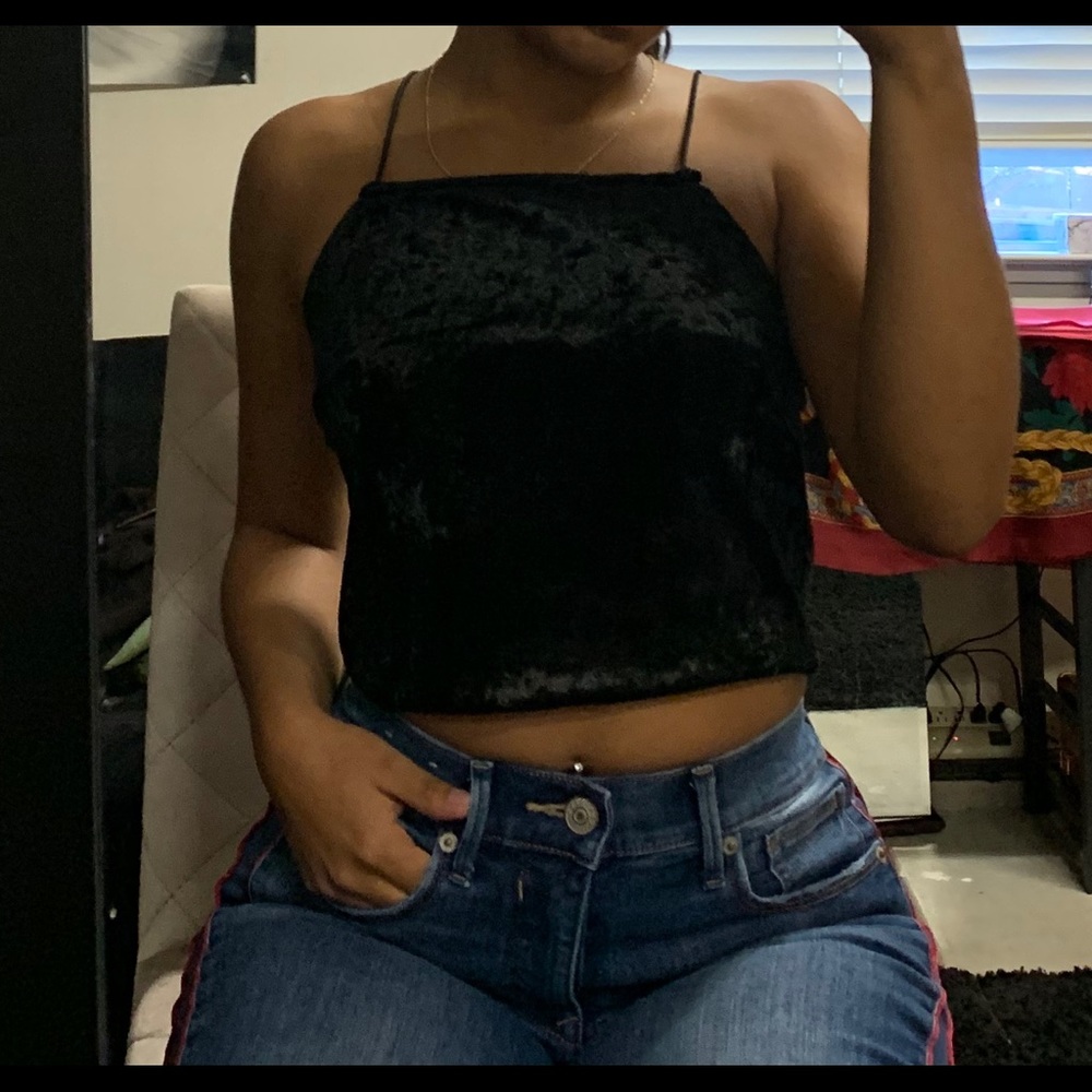 Velvet top